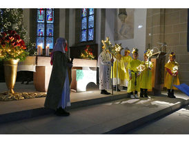 Kinderchristmette mit Krippenspiel (Foto: Karl-Franz Thiede)